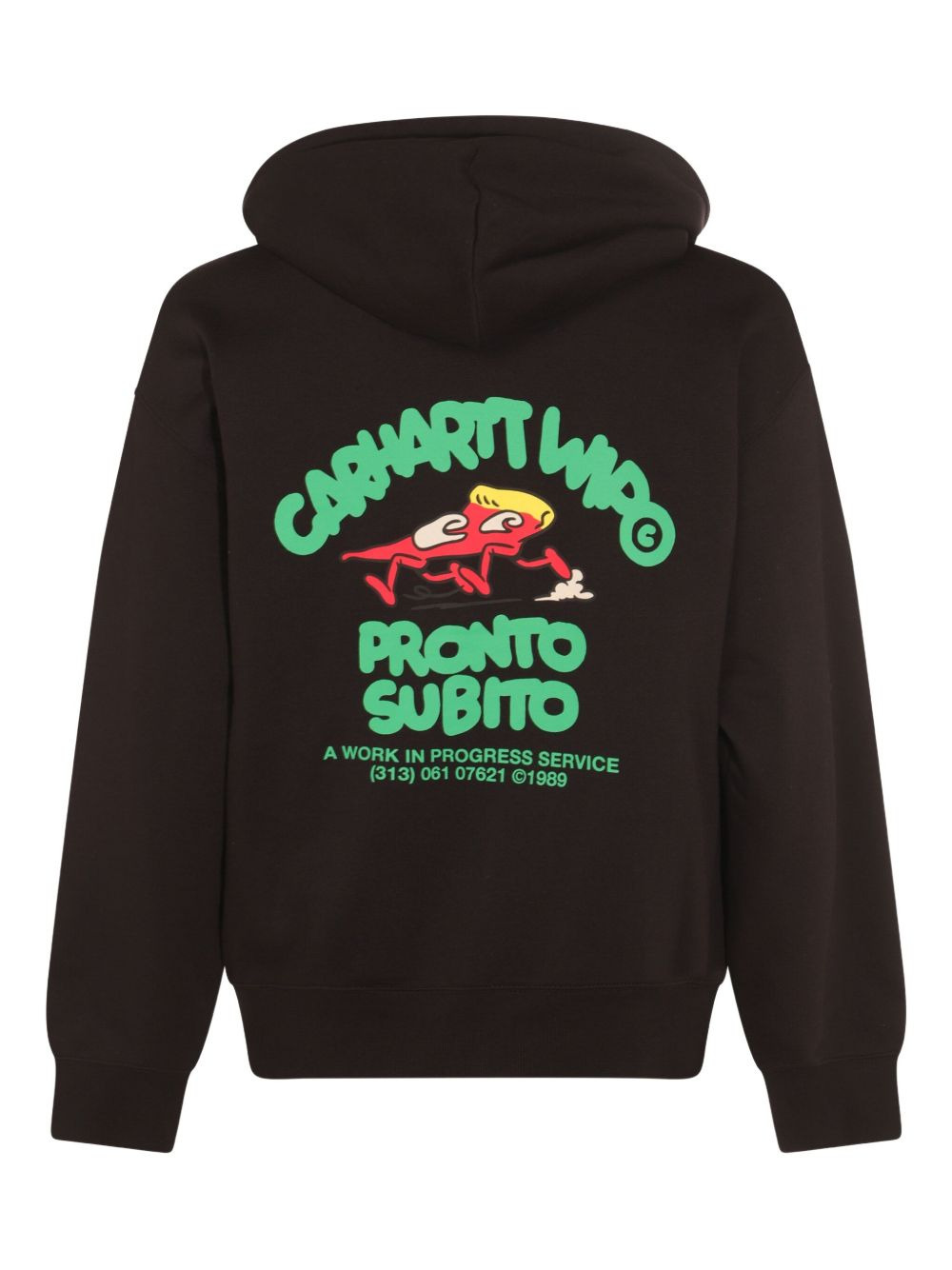 logo-print zip-up hoodie - 2