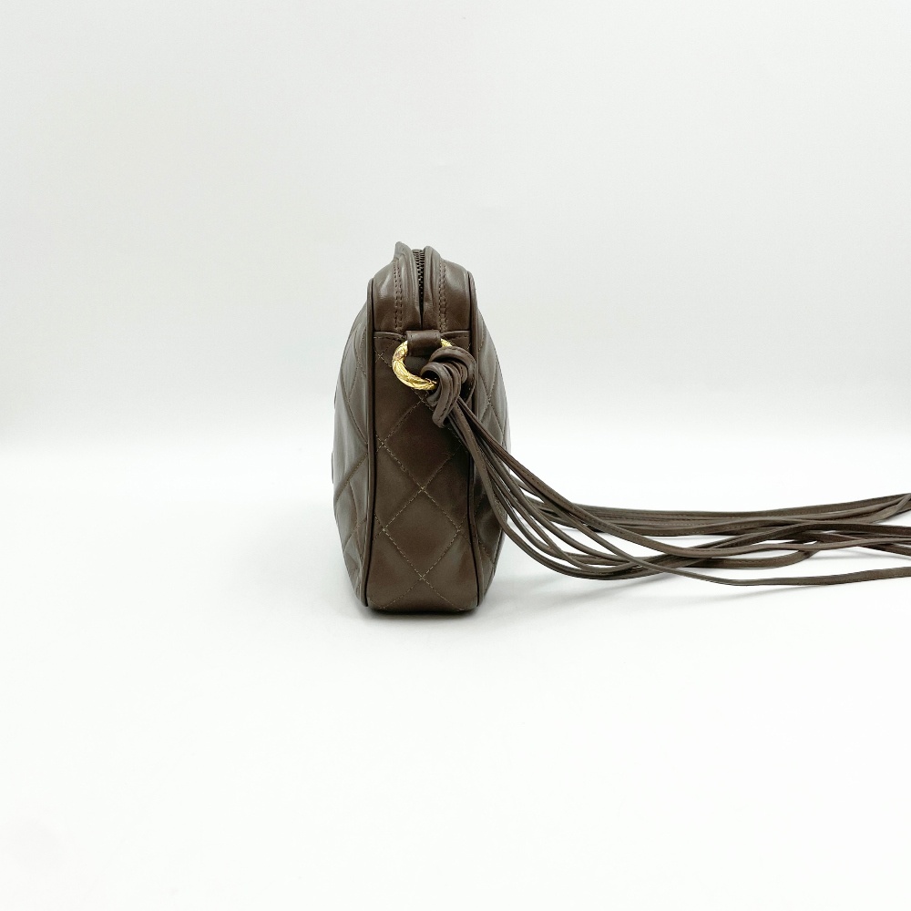 Chanel No.1 Brown Big CC Tassel Crossbody Bag - 2