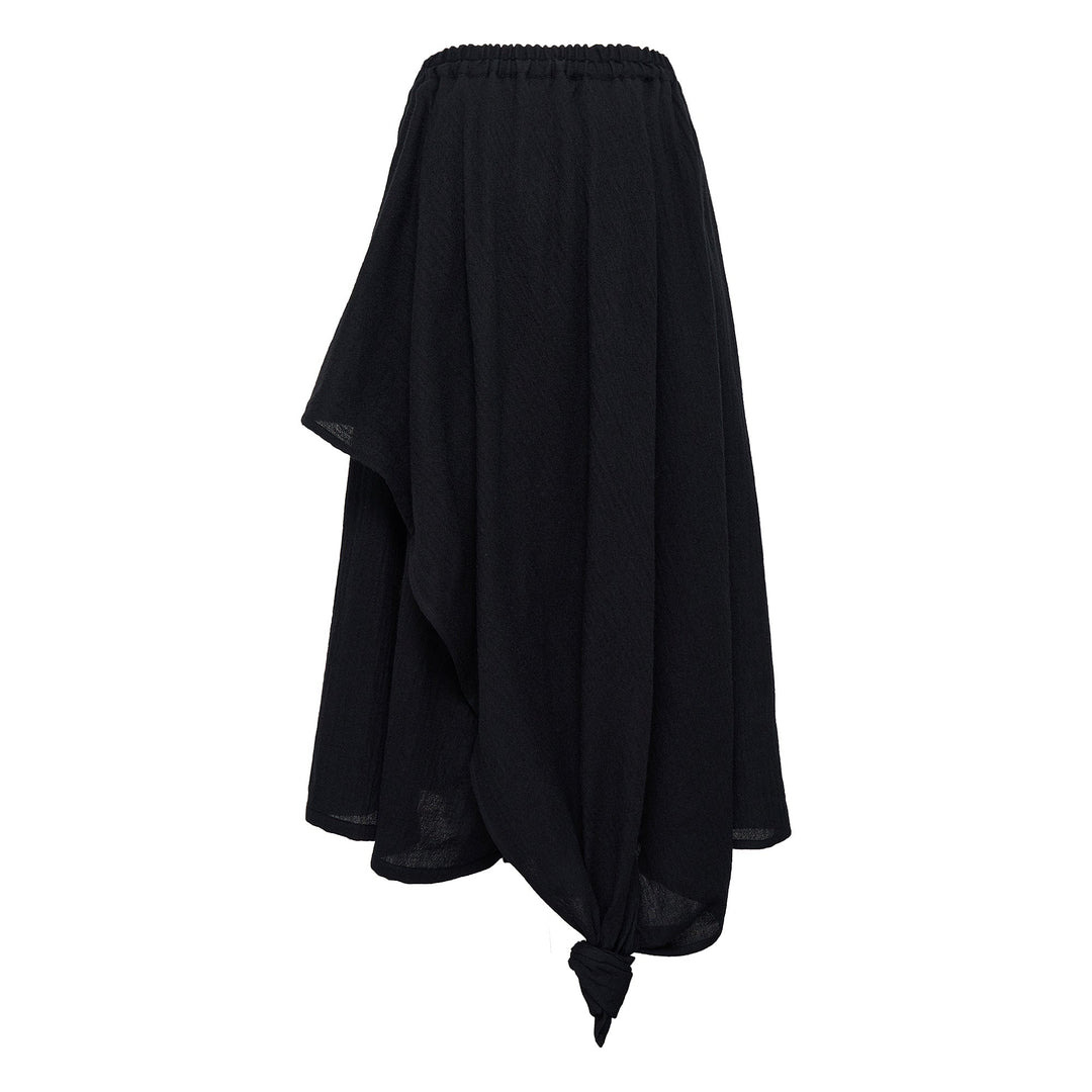 Scarf Fabric Pants - 2