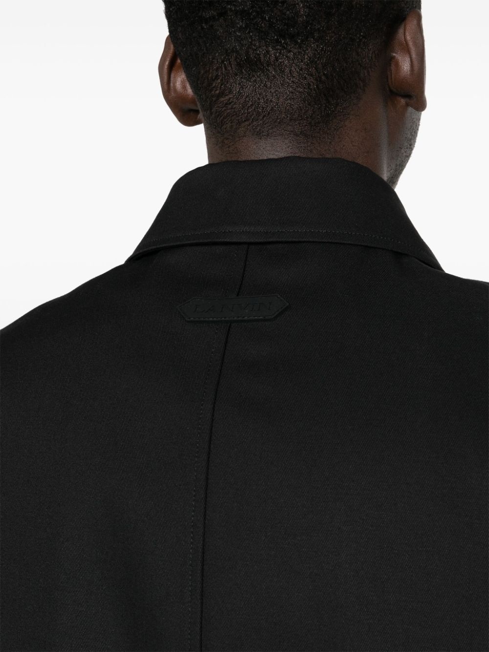 twill cotton-blend jacket - 5