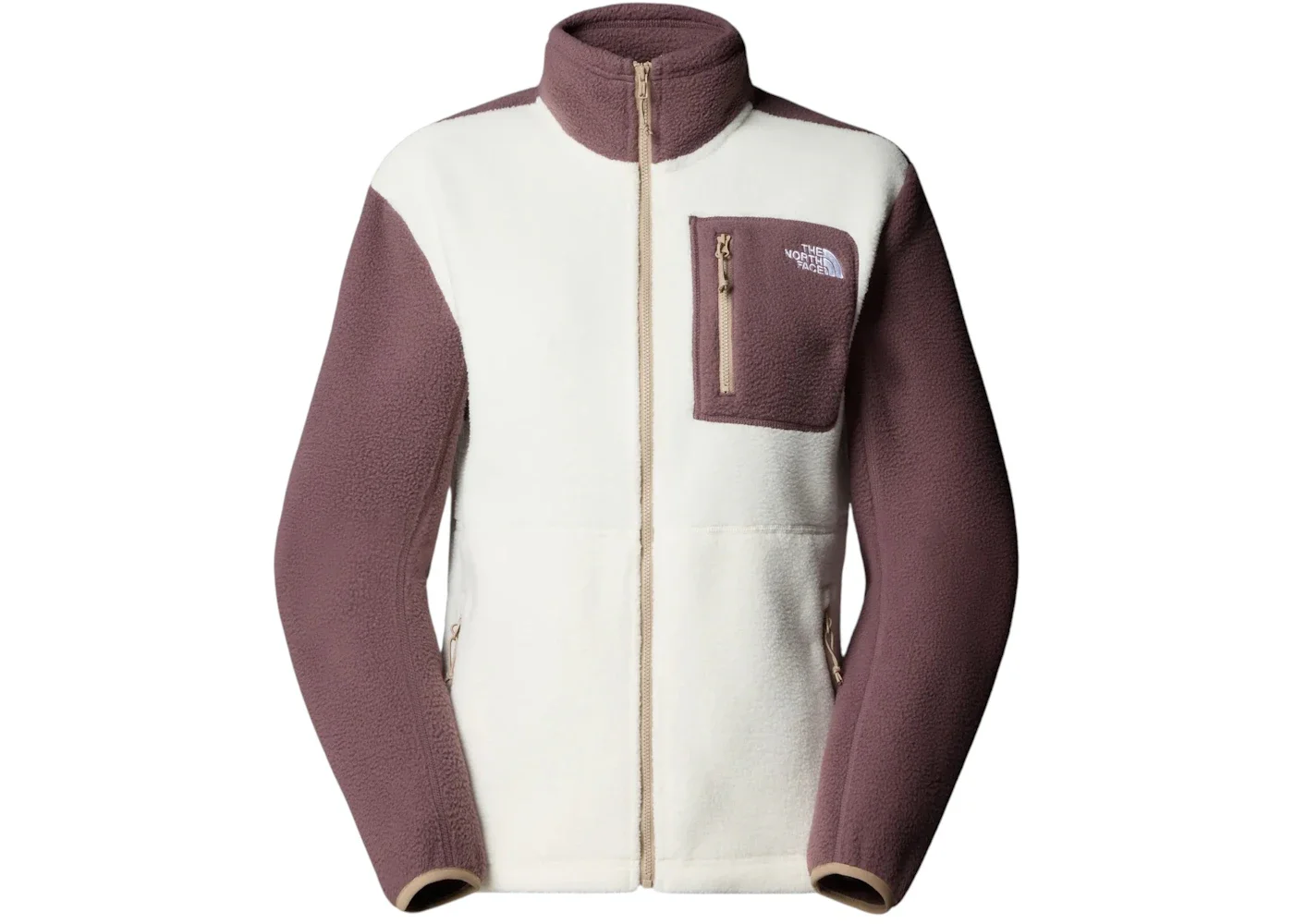 The North Face Yumiori Full Zip Hoodie White Dune/Tawny - 1