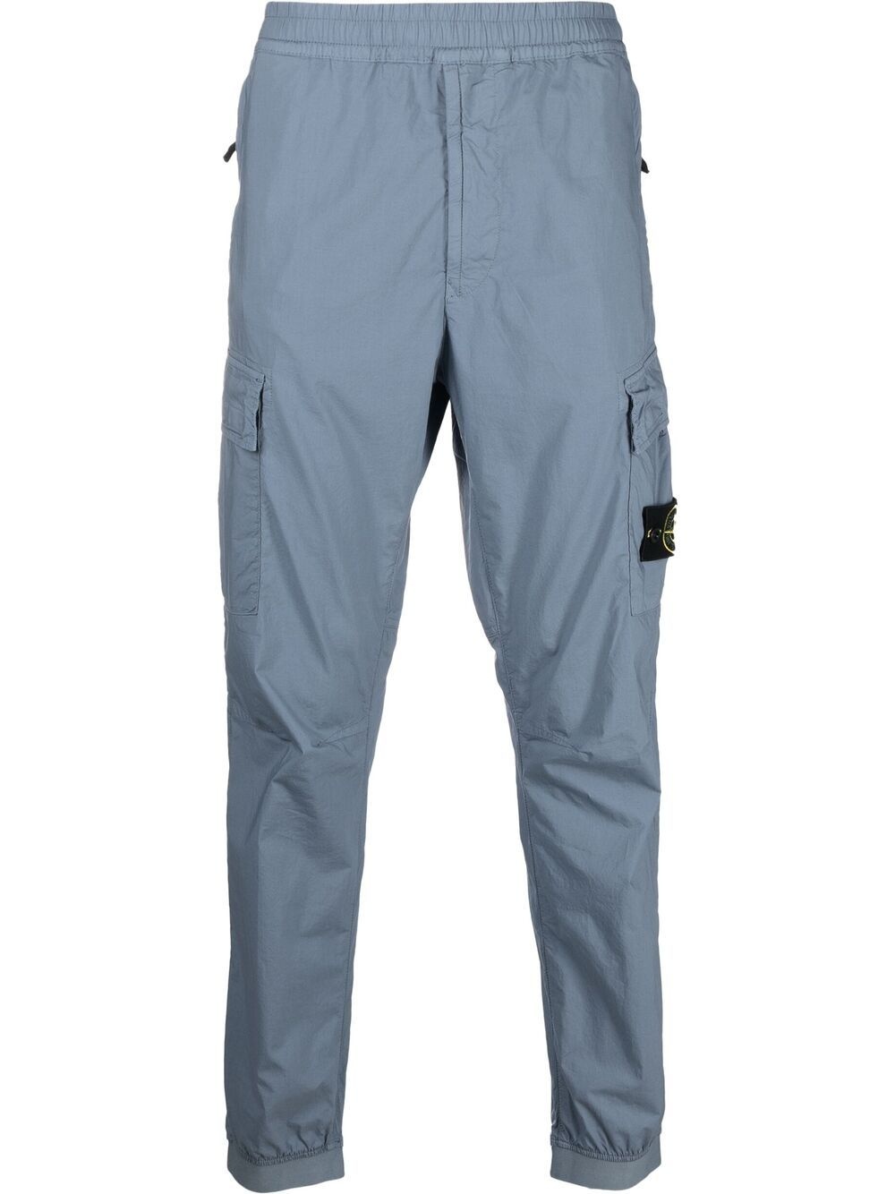 logo patch cargo trousers - 1