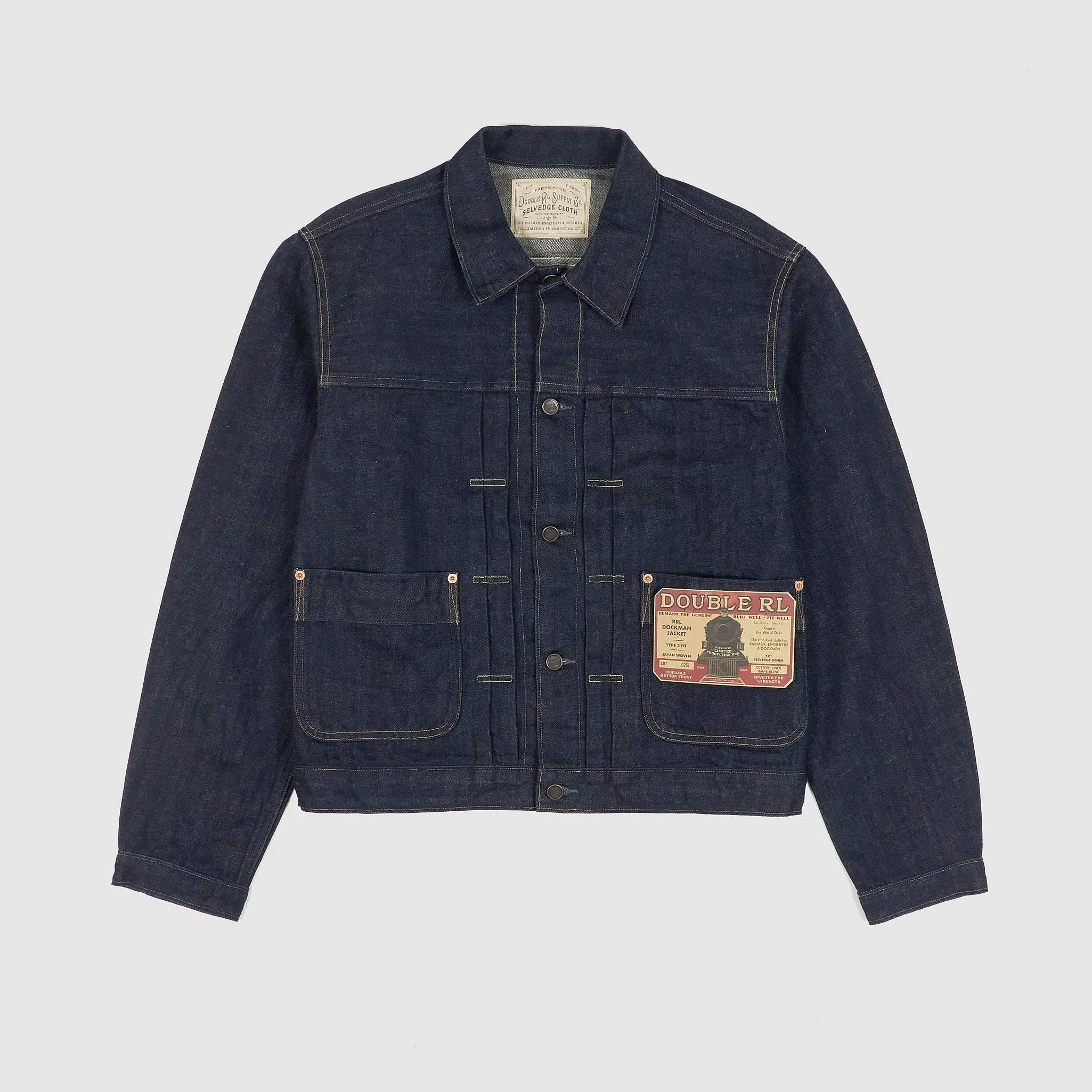 Double RL Dockman Denim Jacket - 1