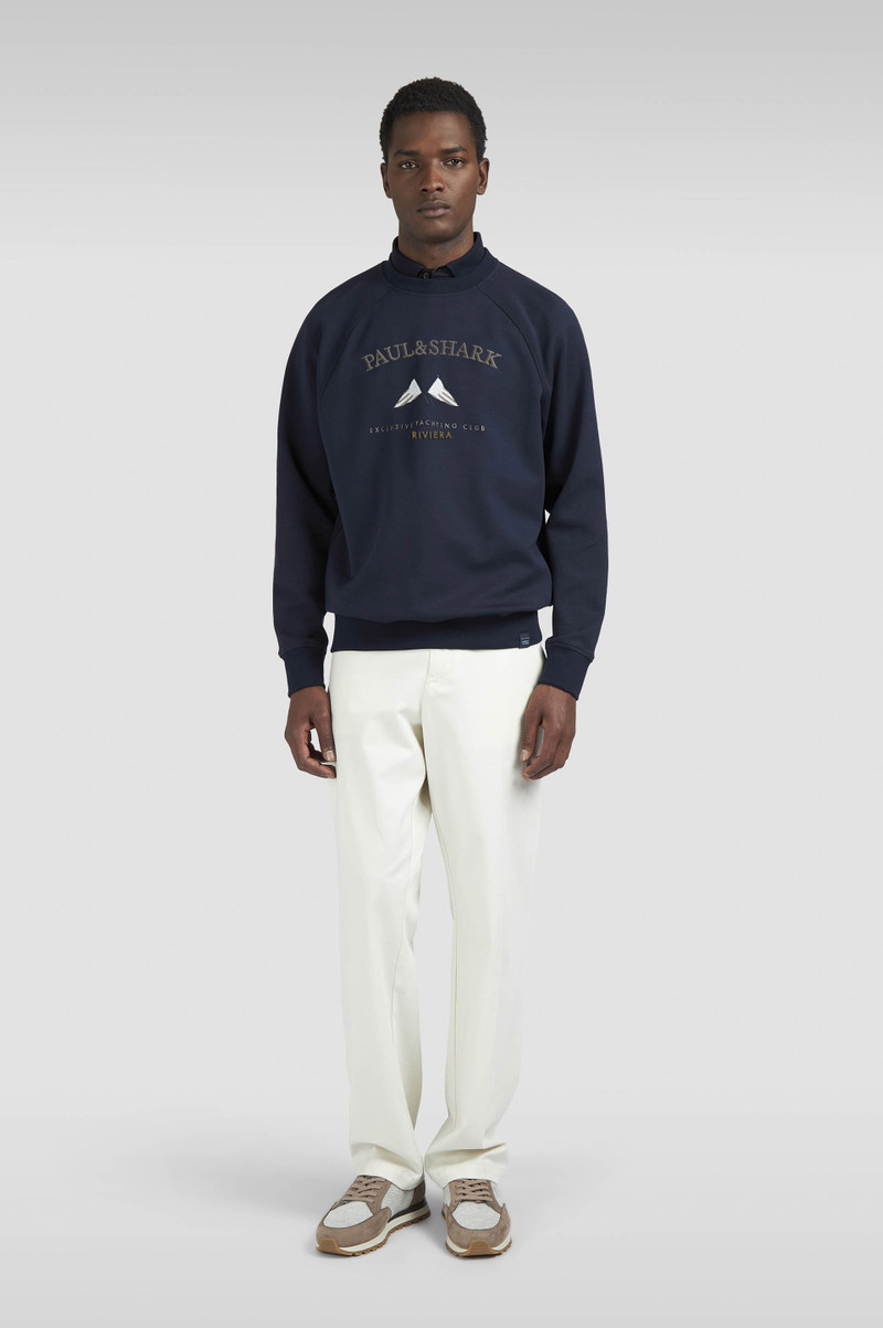 Paul & Shark X-SOFT COTTON SWEATSHIRT WITH EMBROIDERY outlook