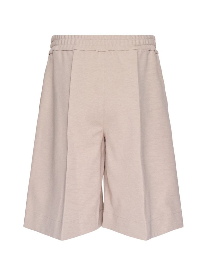Jil Sander pressed-crease cotton shorts outlook