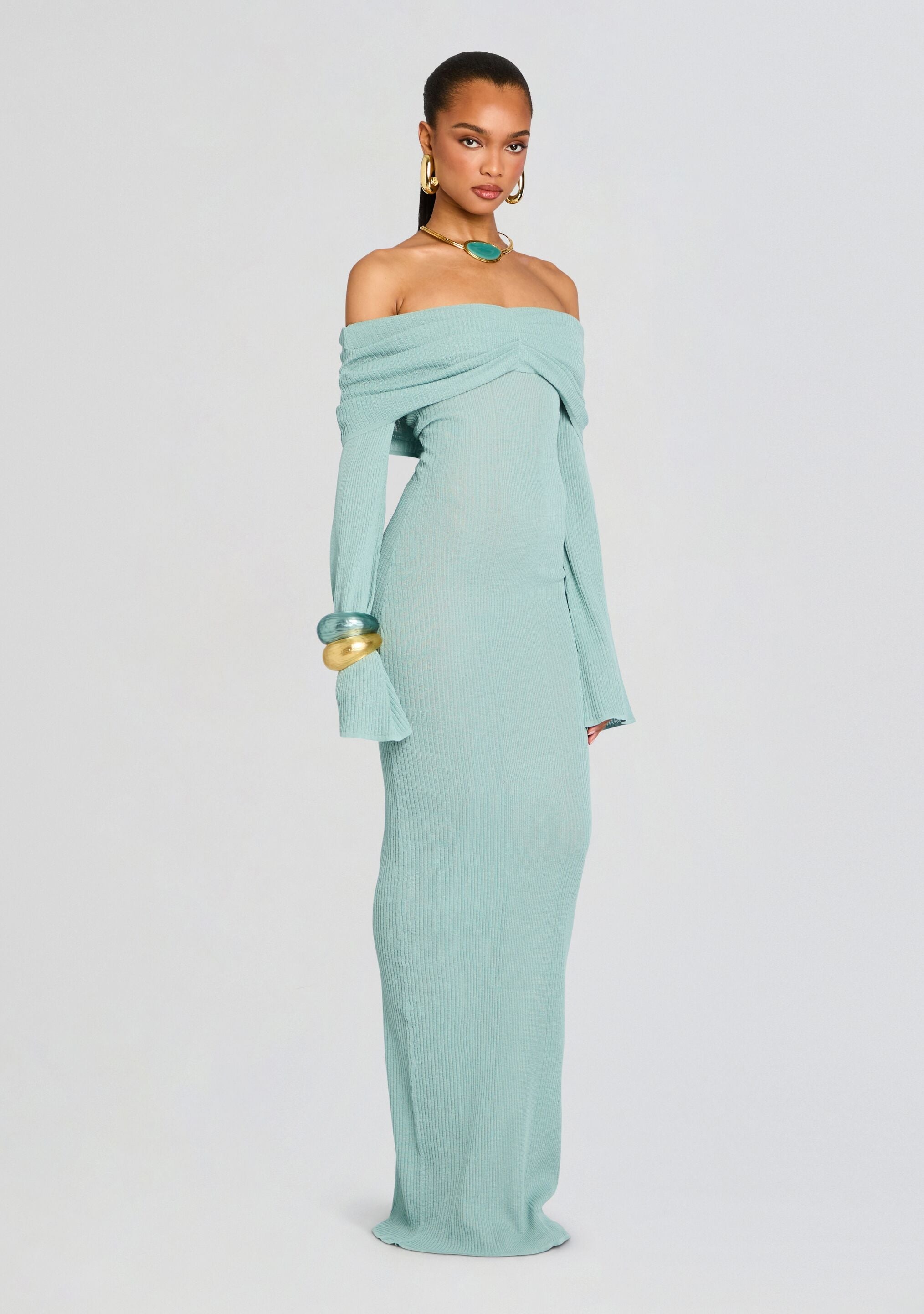 XENIA KNIT MAXI DRESS - 3
