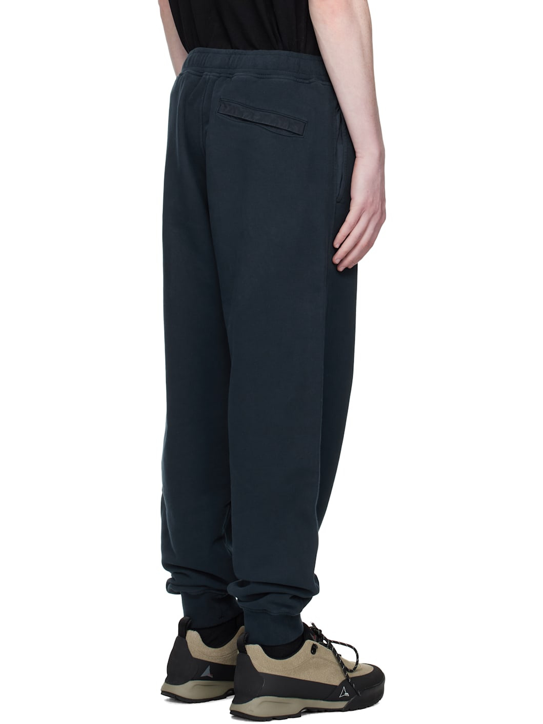 Navy 6200003 Brushed Organic Cotton Fleece Sweatpants - 3