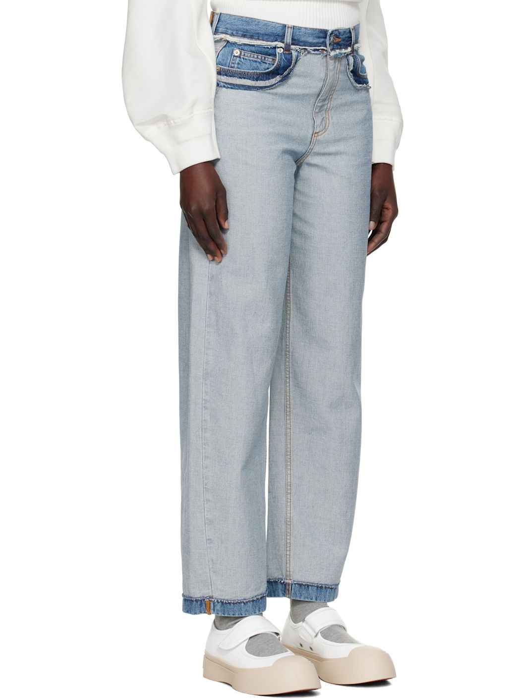 Indigo Inside-Out Carrot-Fit Jeans - 2