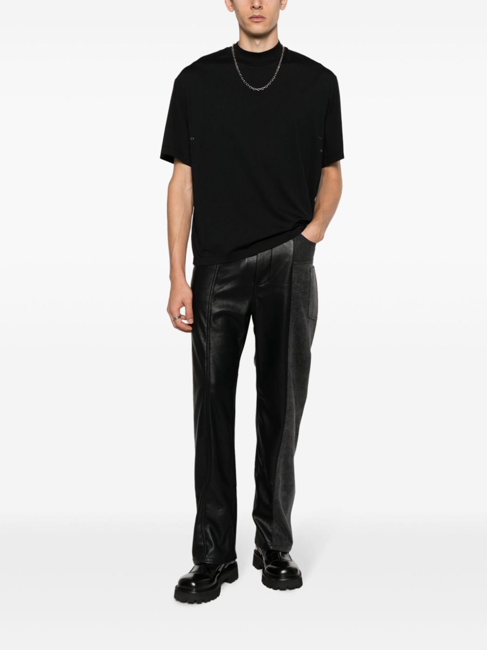 crew-neck cotton T-shirt - 2