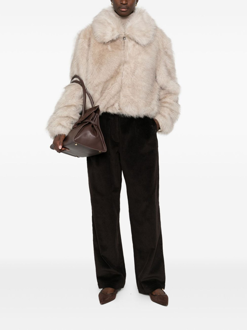 The Frankie Shop Hope faux fur coat outlook
