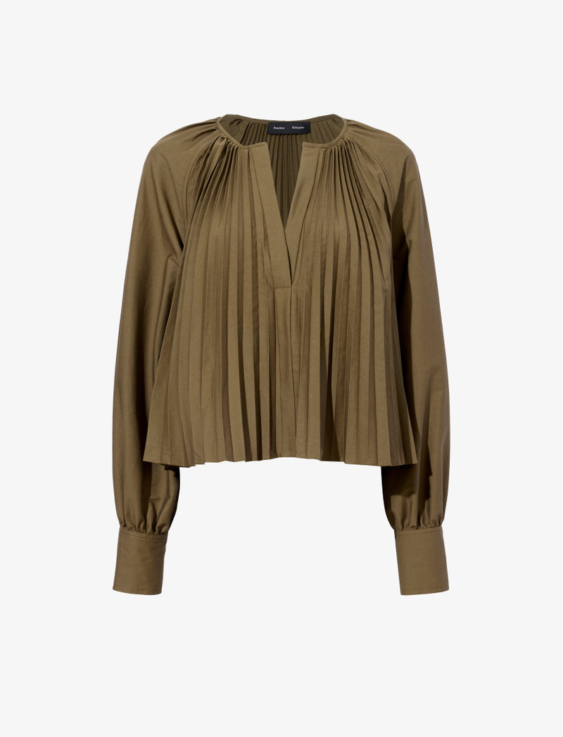 Monica Top in Compact Poplin - 1