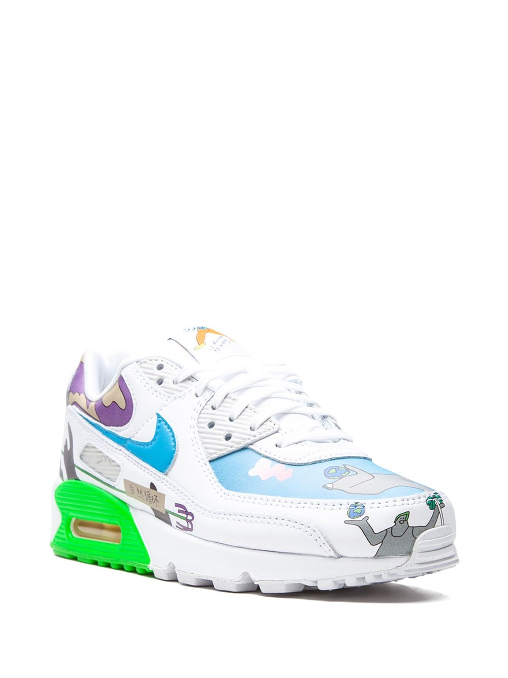 Flyleather Air Max 90 QS "Ruohan Wang" low-top sneakers - 2