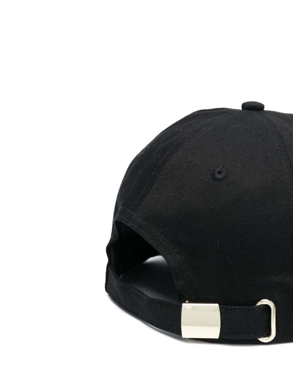 metallic-logo baseball cap - 2