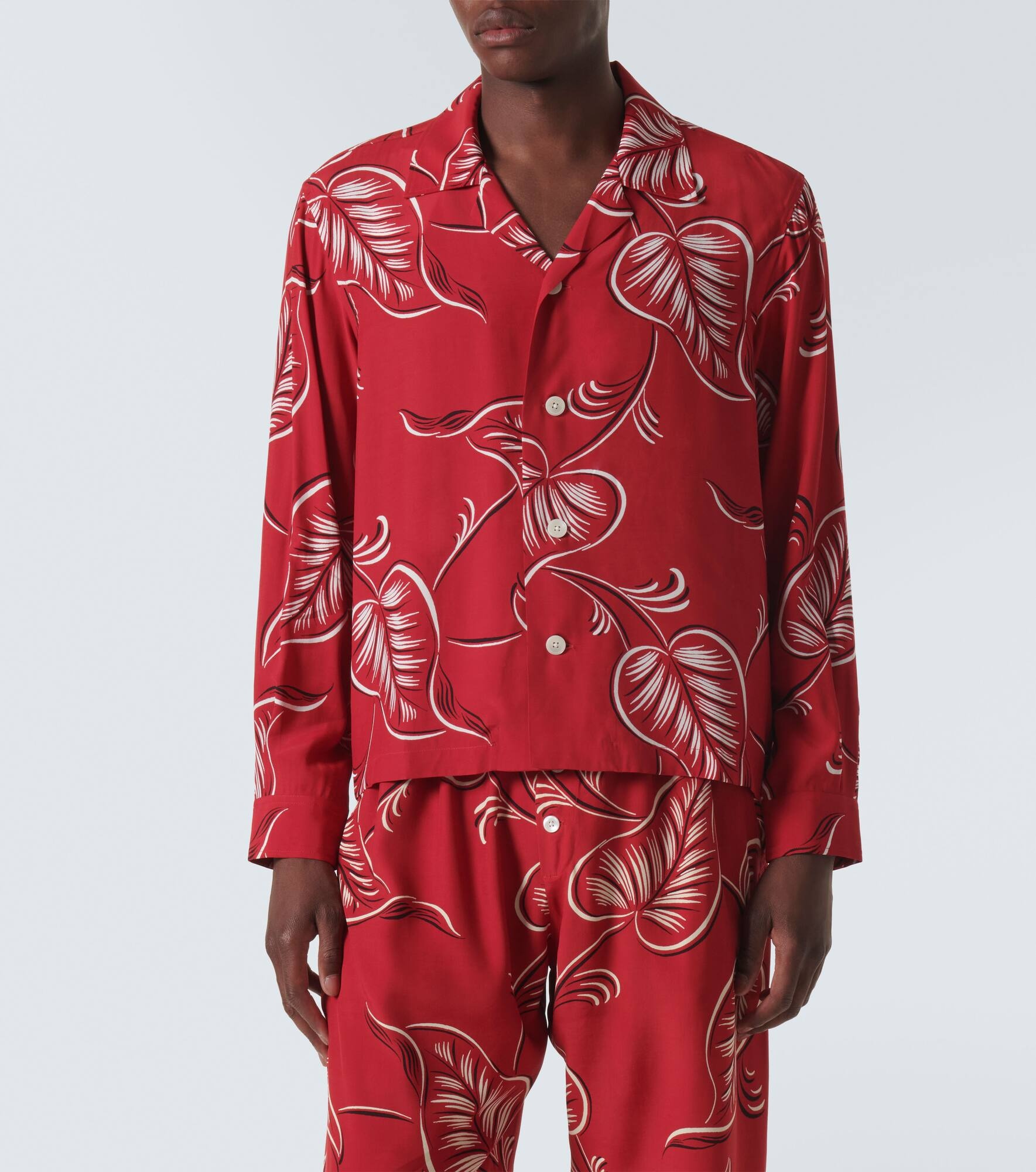 Creeping Begonia printed shirt - 3
