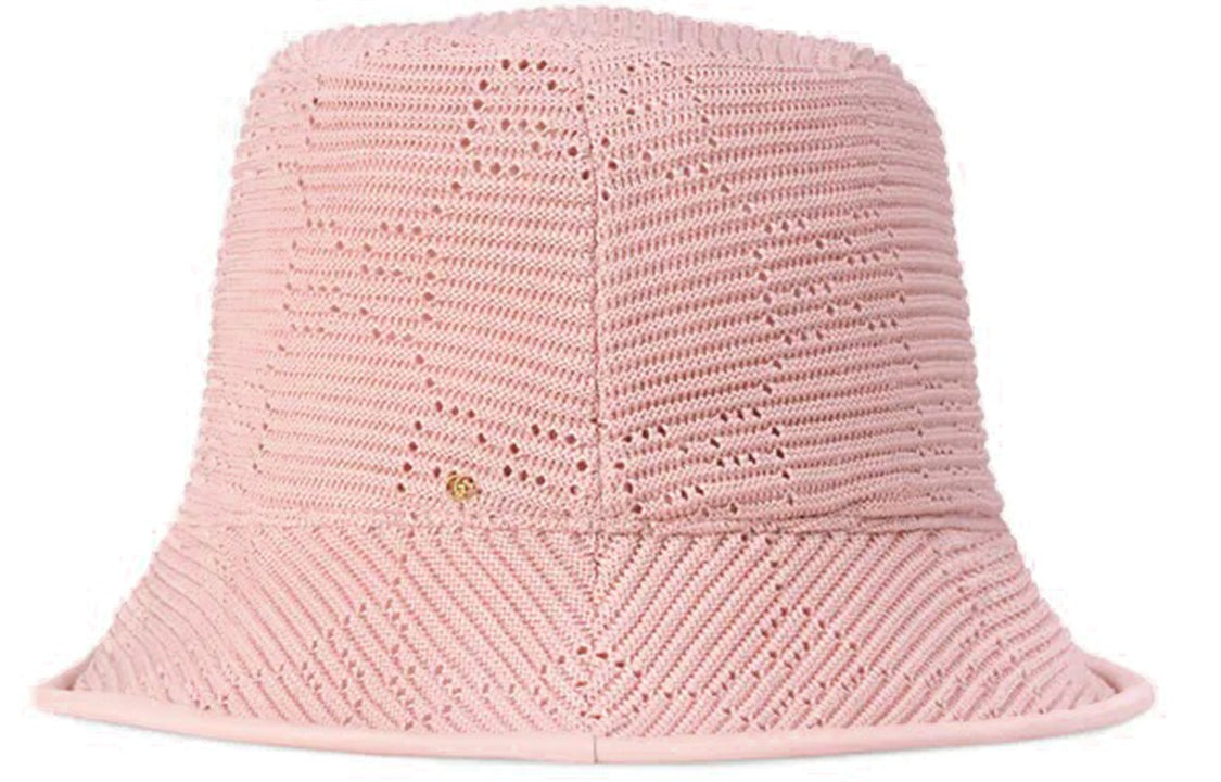 Gucci GG Cable Knit Fedora Hat 'Pink' 656573-3HAC2-5972 - 2