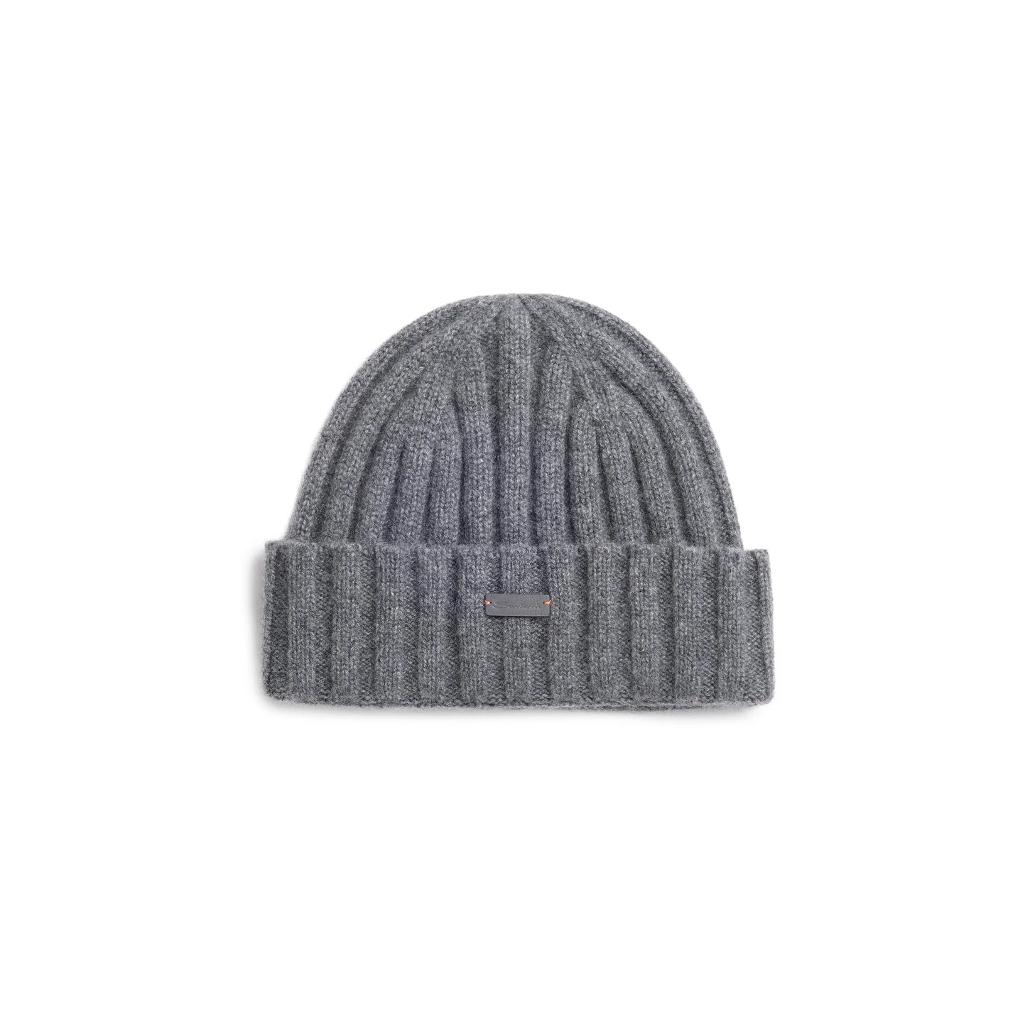 Grey cashmere beanie - 1