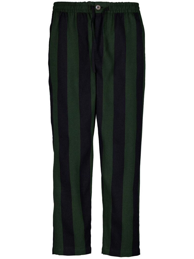 striped cotton trousers 1