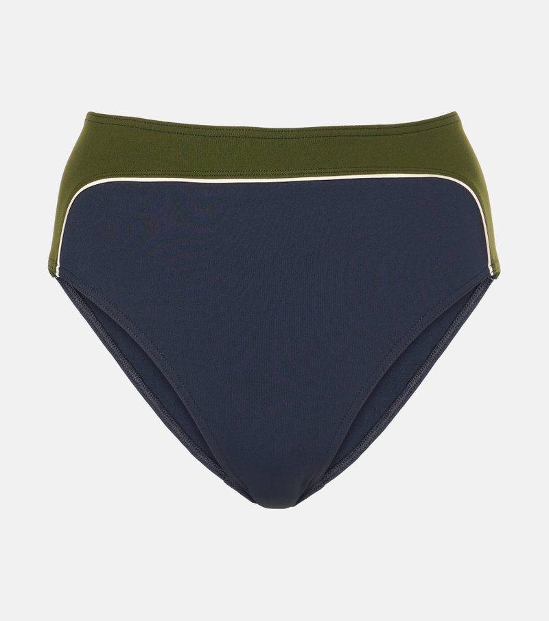 Colorblocked bikini bottoms - 1