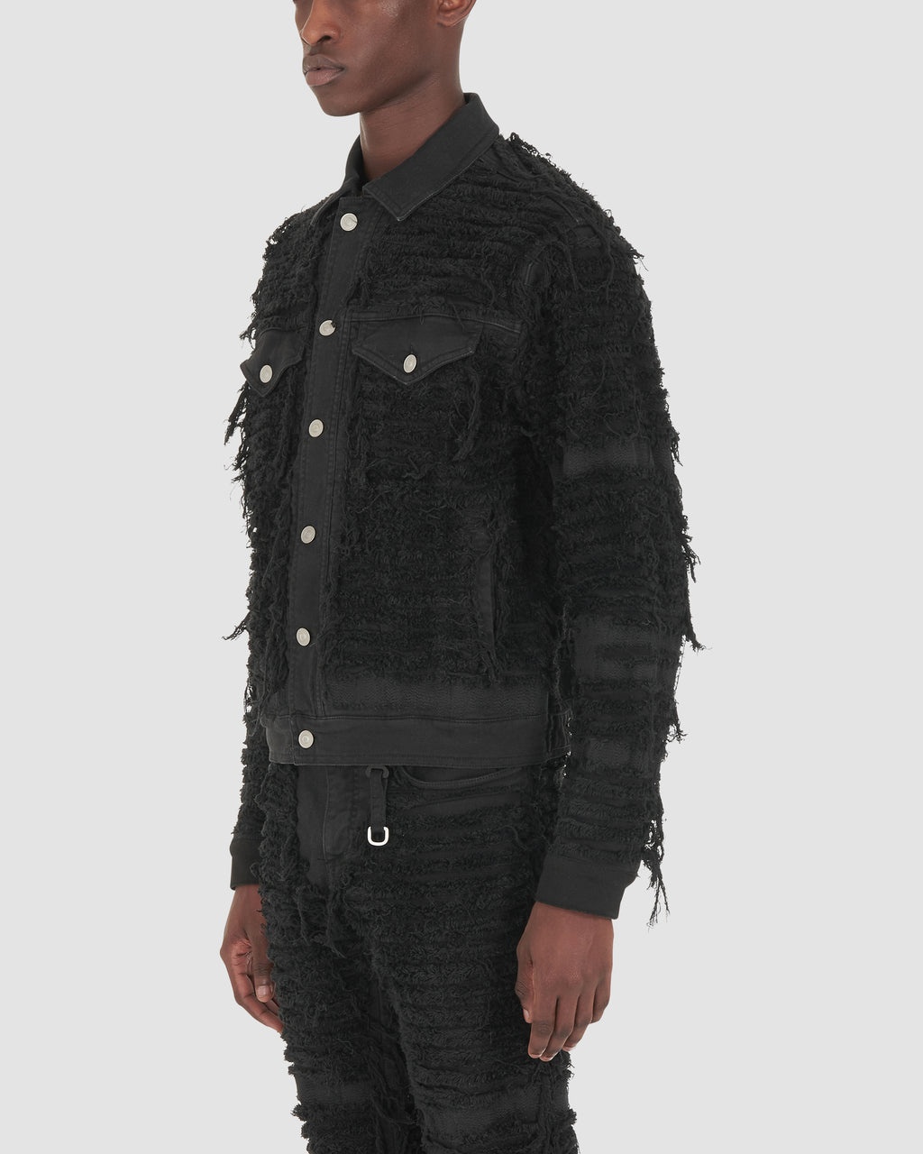 DENIM JACKET BLACKMEANS - 3
