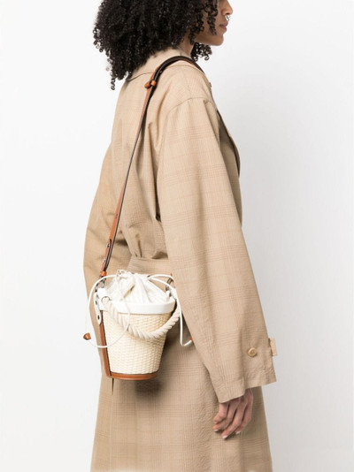 Maison Margiela rope-handle woven bucket bag outlook