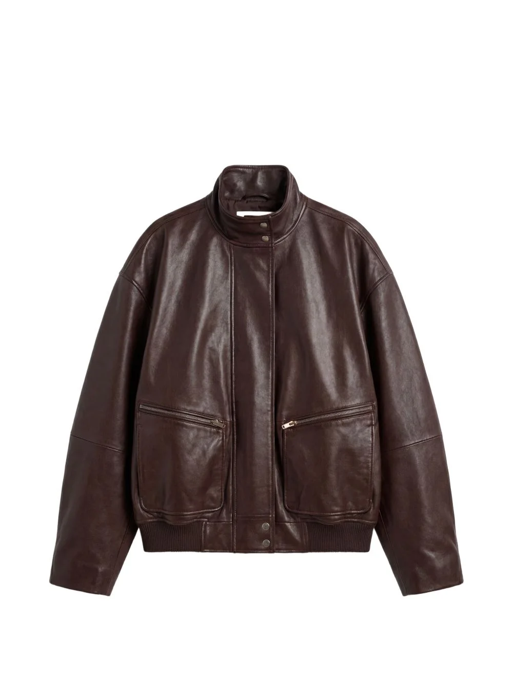 Veda Harrison leather bomber jacket - 1