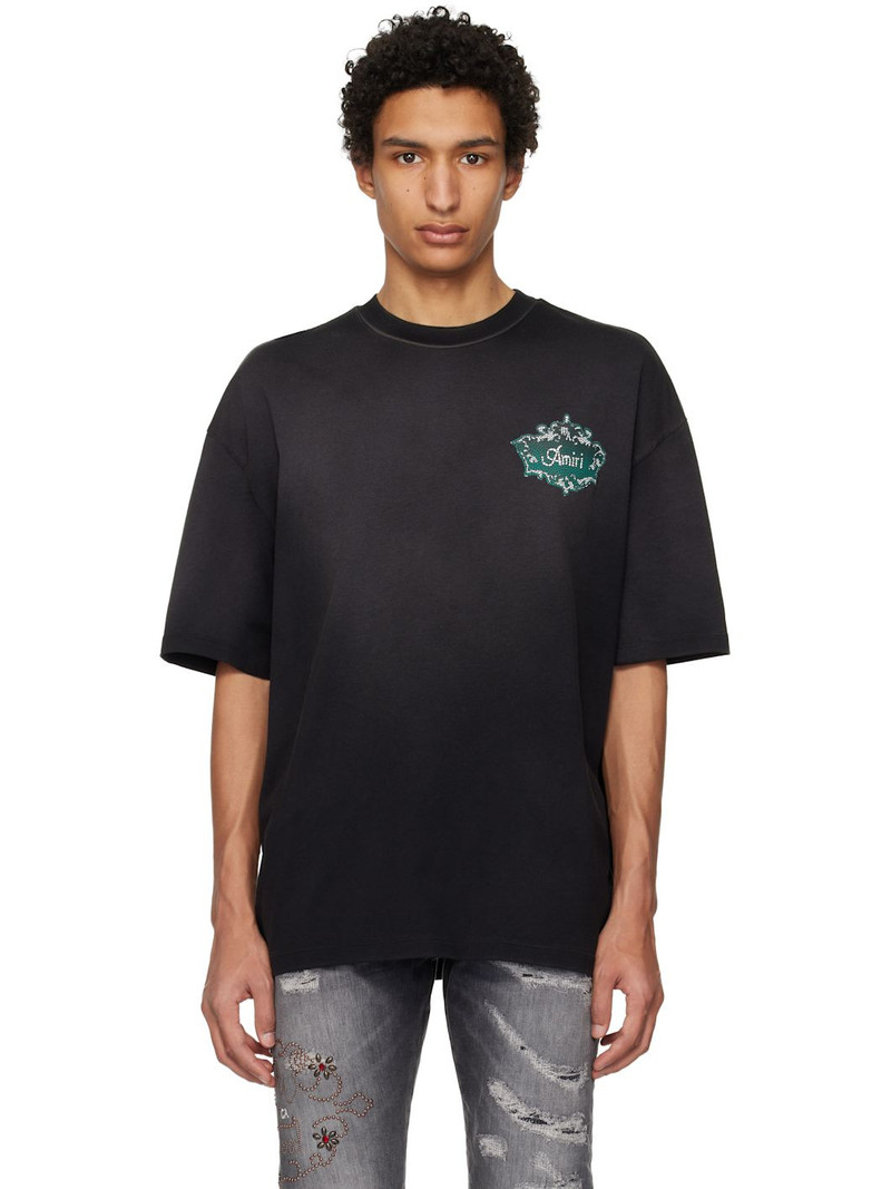 Black Chateau Crest Oversized T-shirt 1