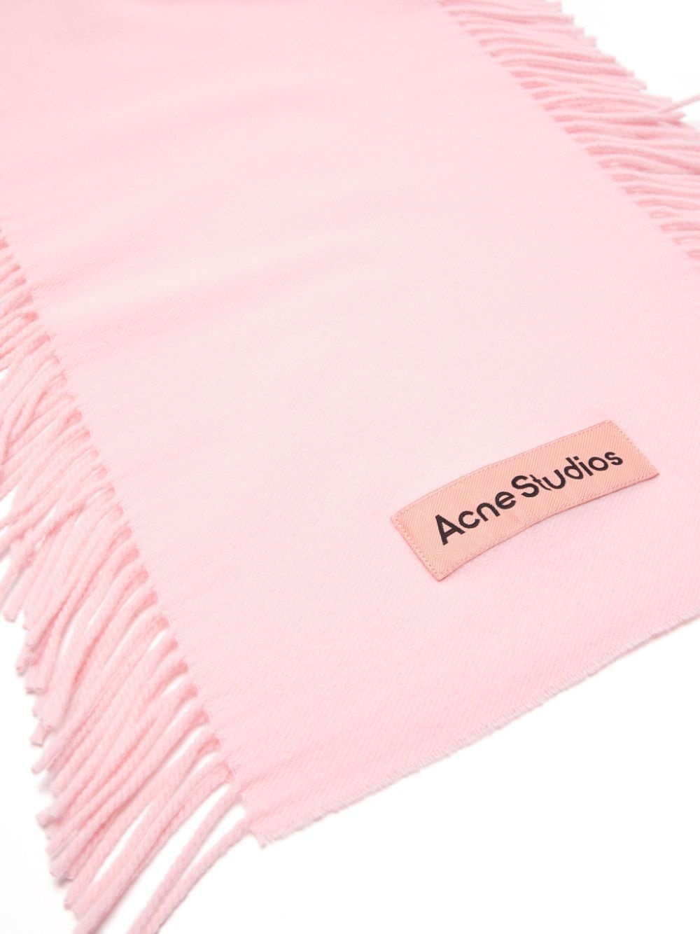 fringe wool scarf - 2