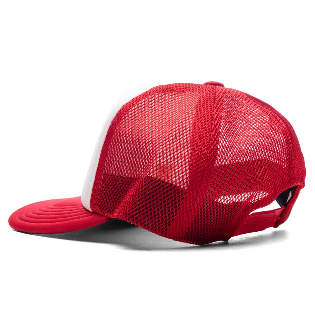 I LOVE BAPE MESH CAP - RED - 4