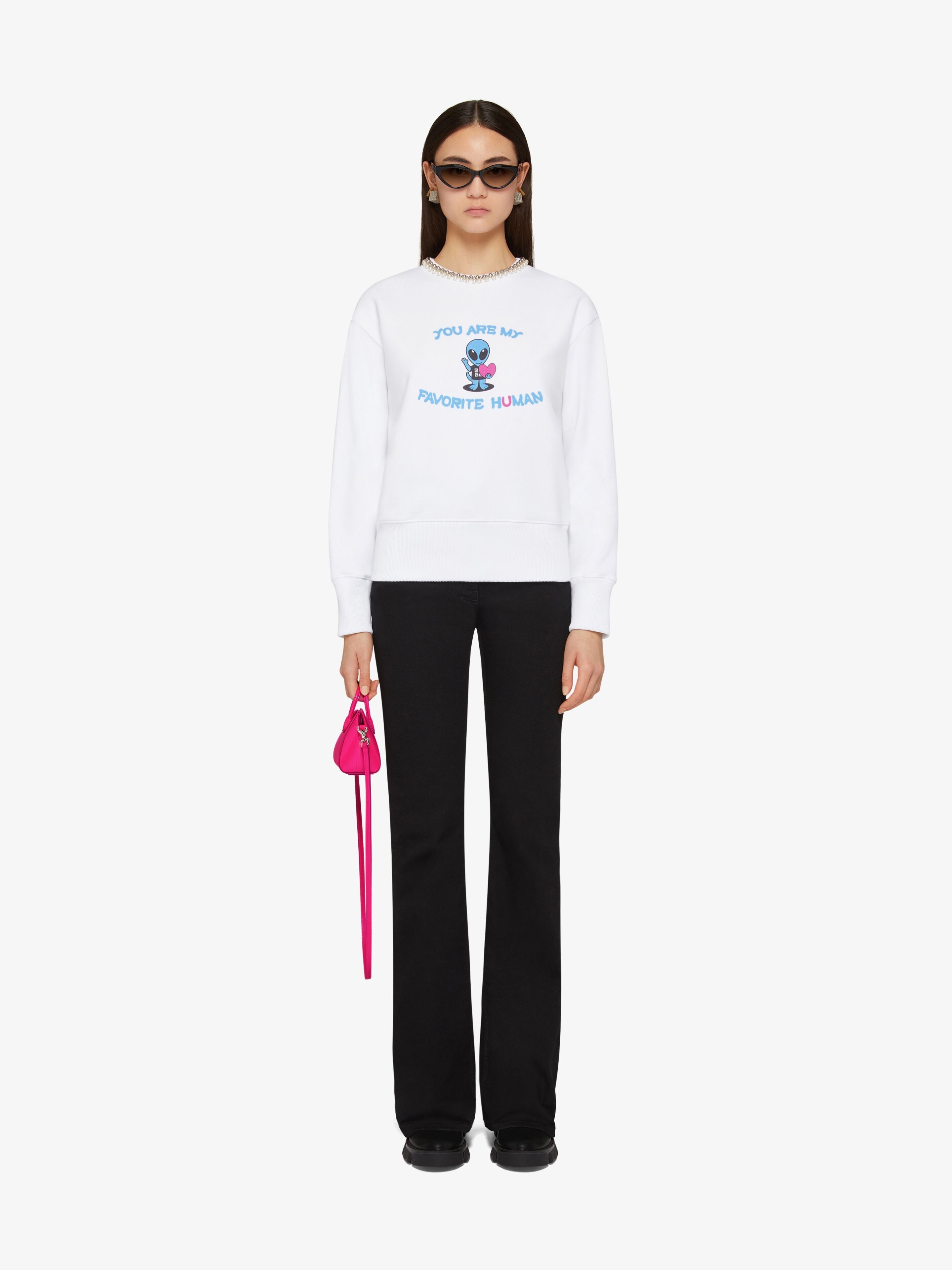 SWEATSHIRT IN PRINTED FELPA - 2