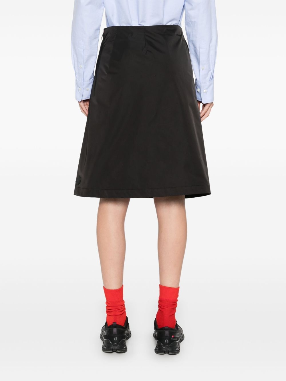 zipped midi skirt - 4