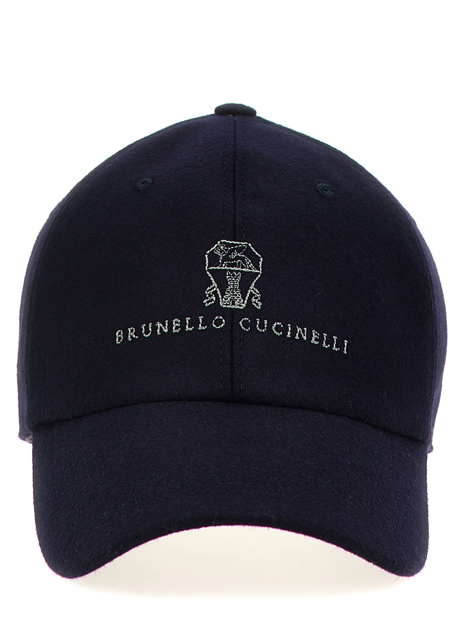 Logo Embroidery Cap Hats Blue - 1