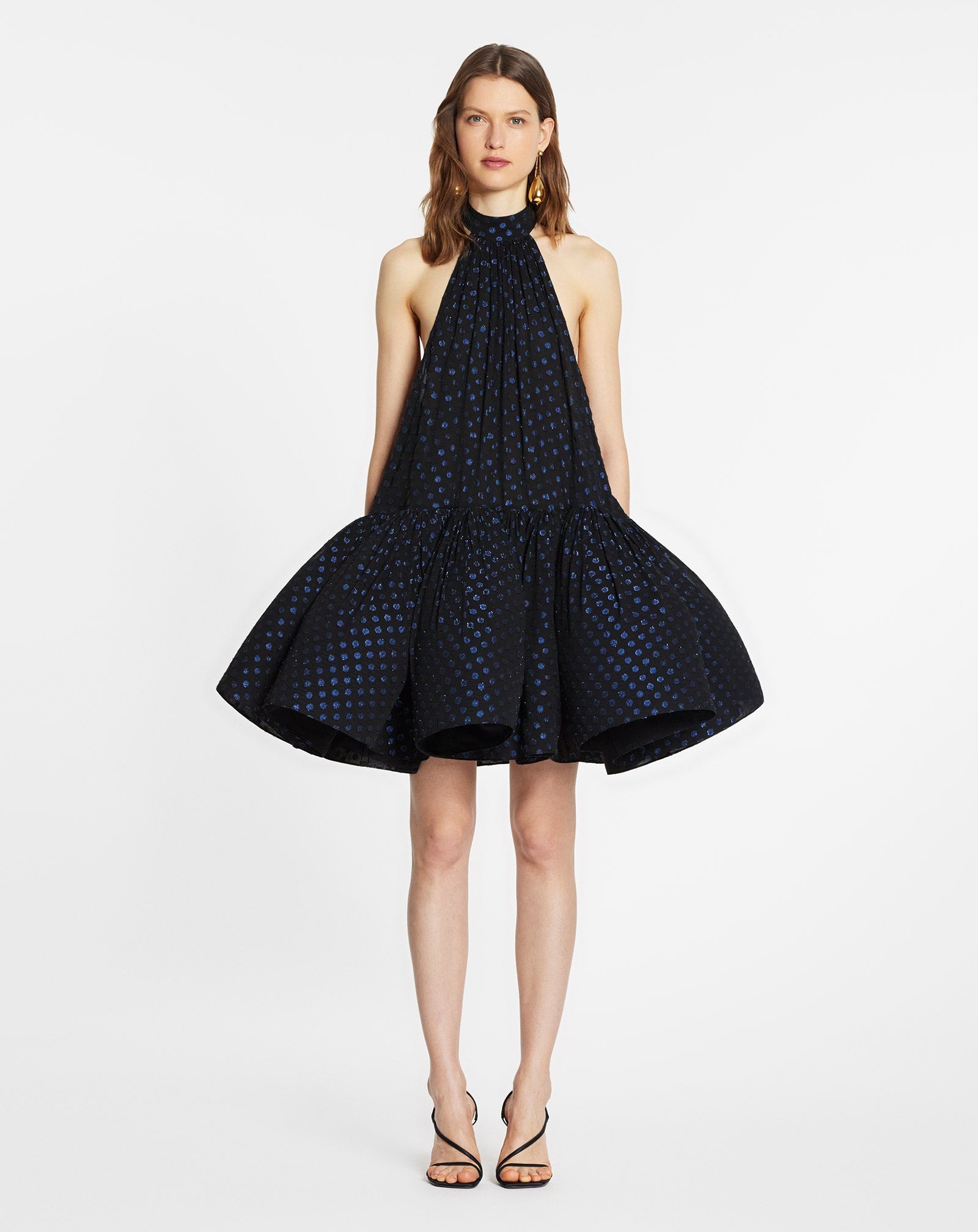 FLARED BACKLESS DRESS - 2