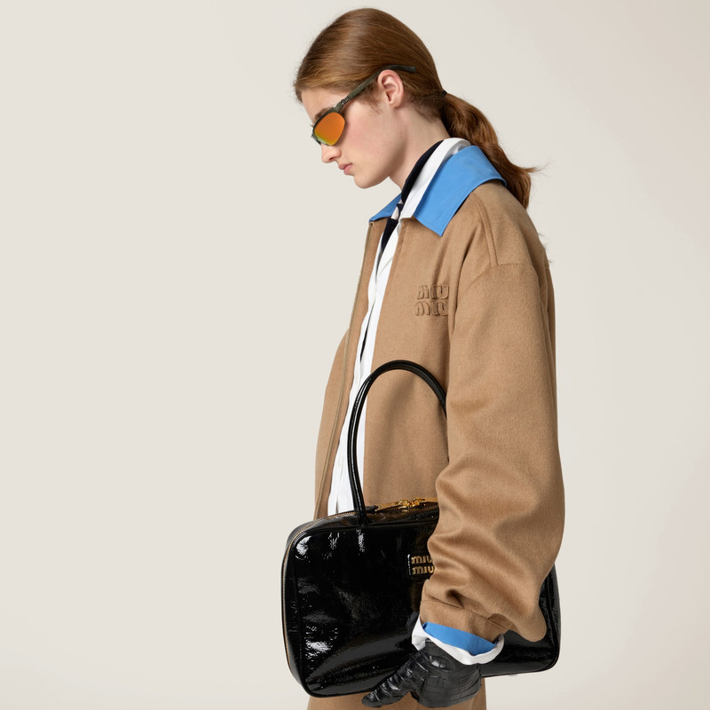 Miu Miu Beau naplak patent leather bag outlook