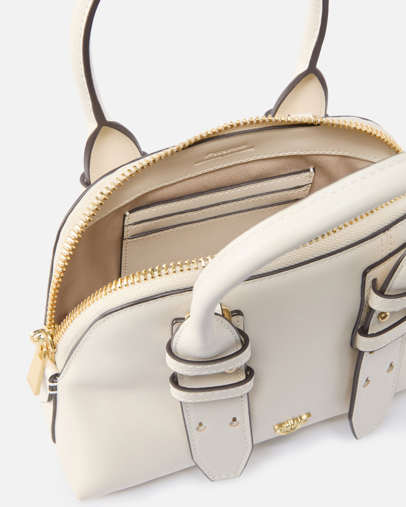 LEATHER MINI ESCAPE BAG BOWLING BAG 4