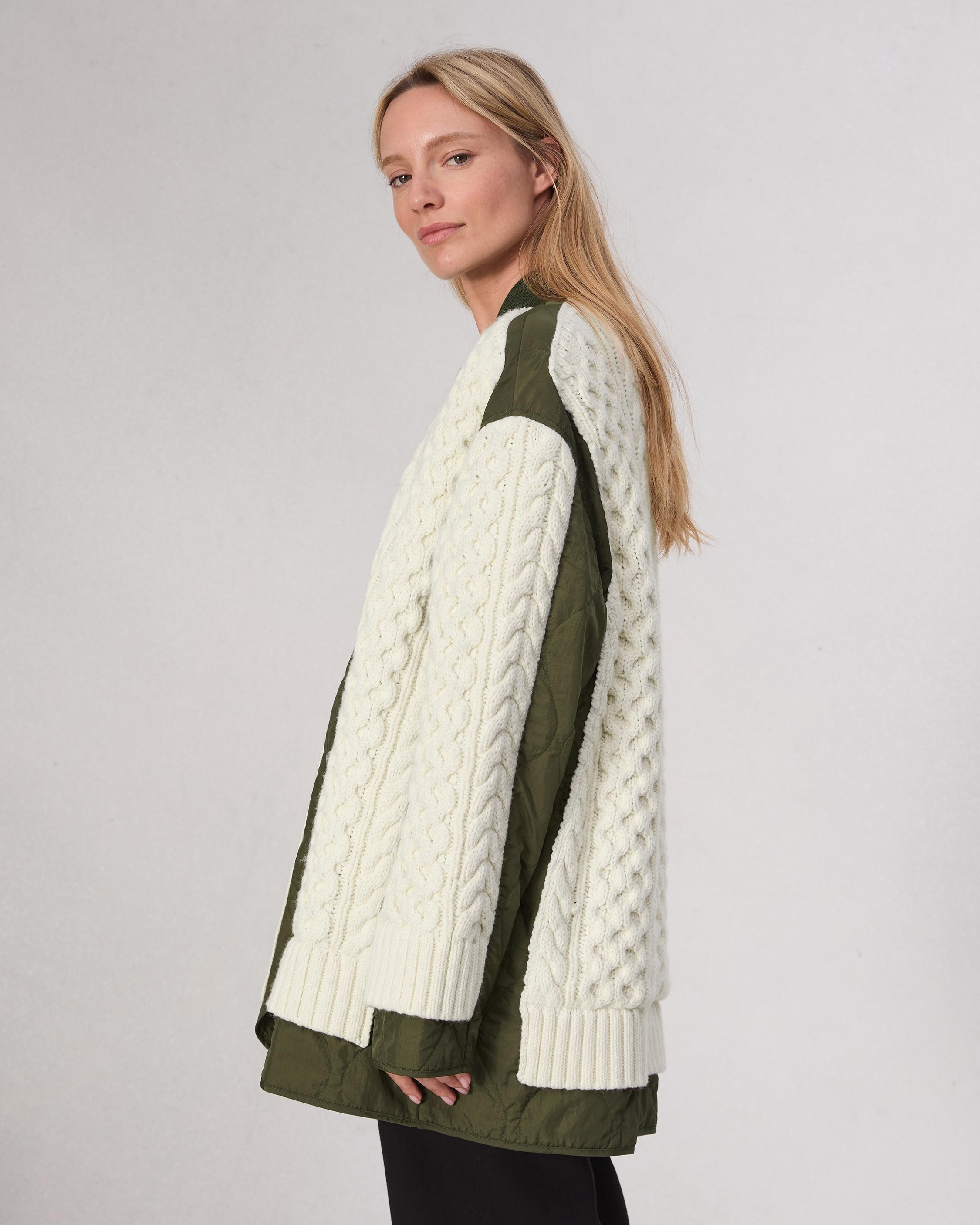 Winnie Mixed-Media Jacket - 4