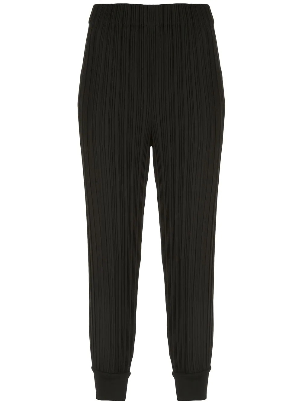 pleated track pants - 1