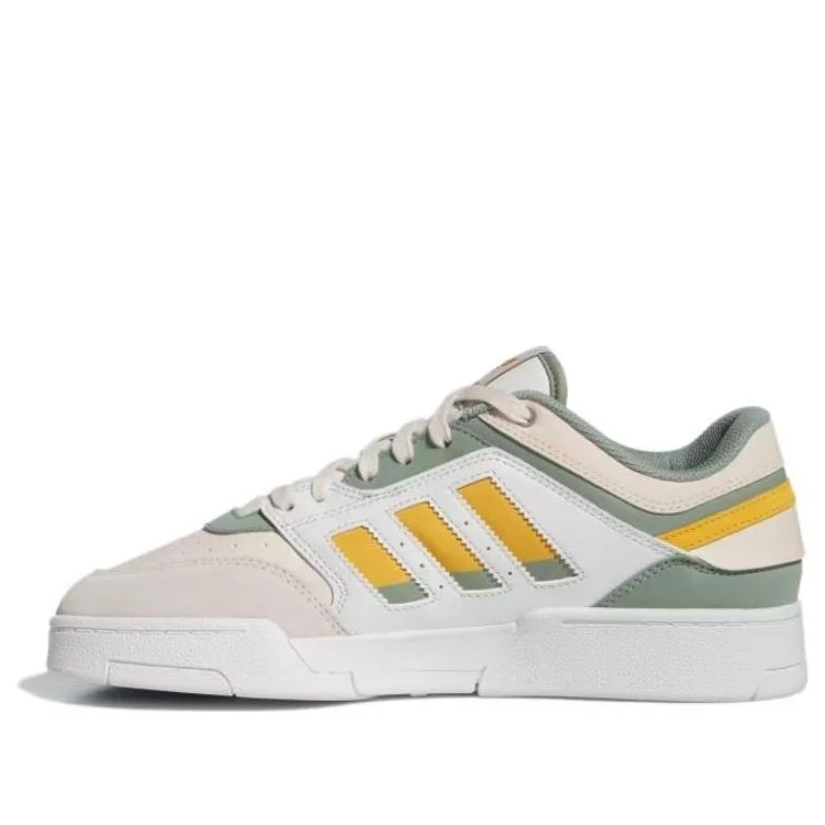 adidas Originals Drop Step Low Shoes 'Crystal White Yellow Silver Green' IF2610 - 1