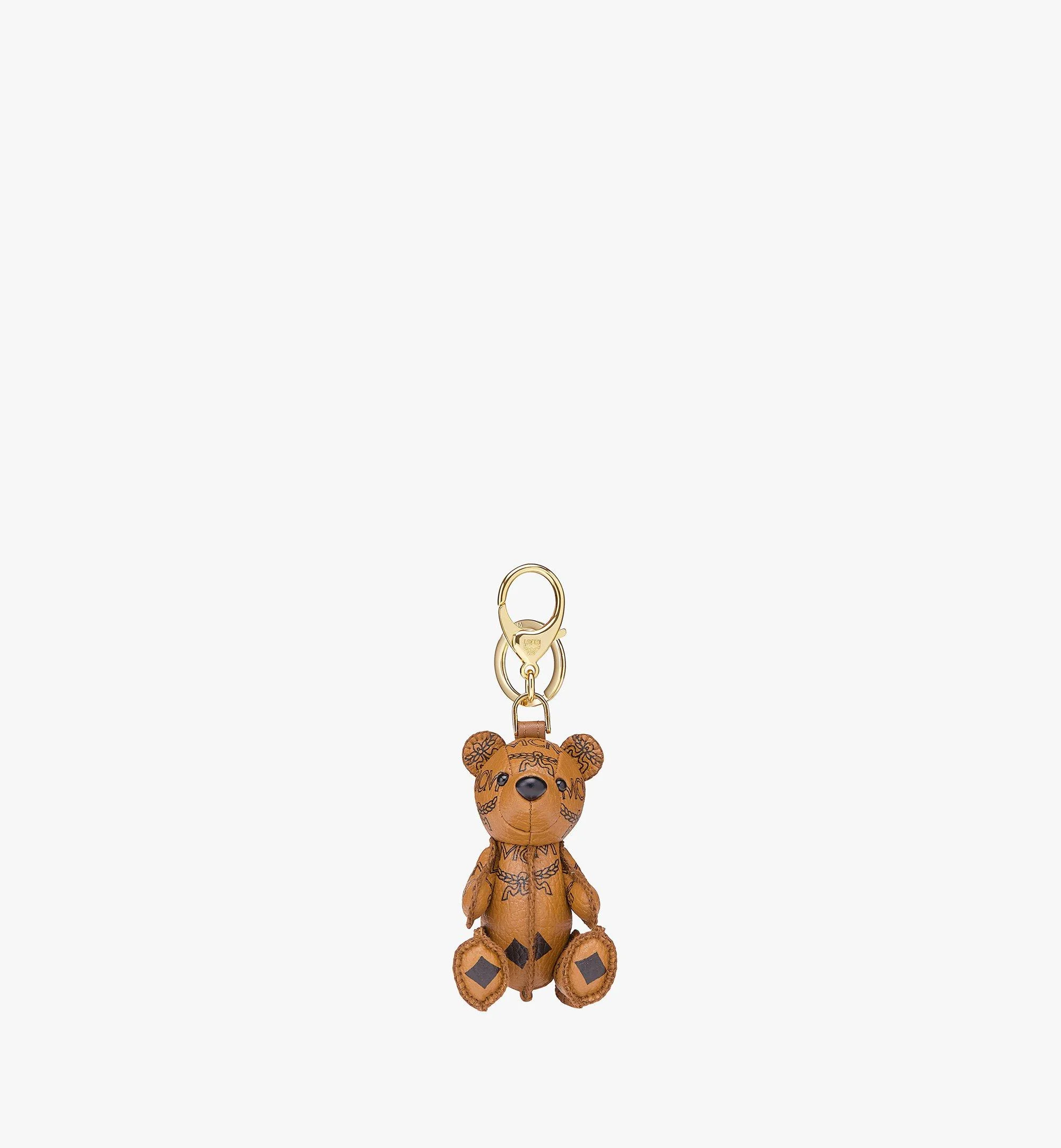 MCM Park Bear Charm in Visetos - 1