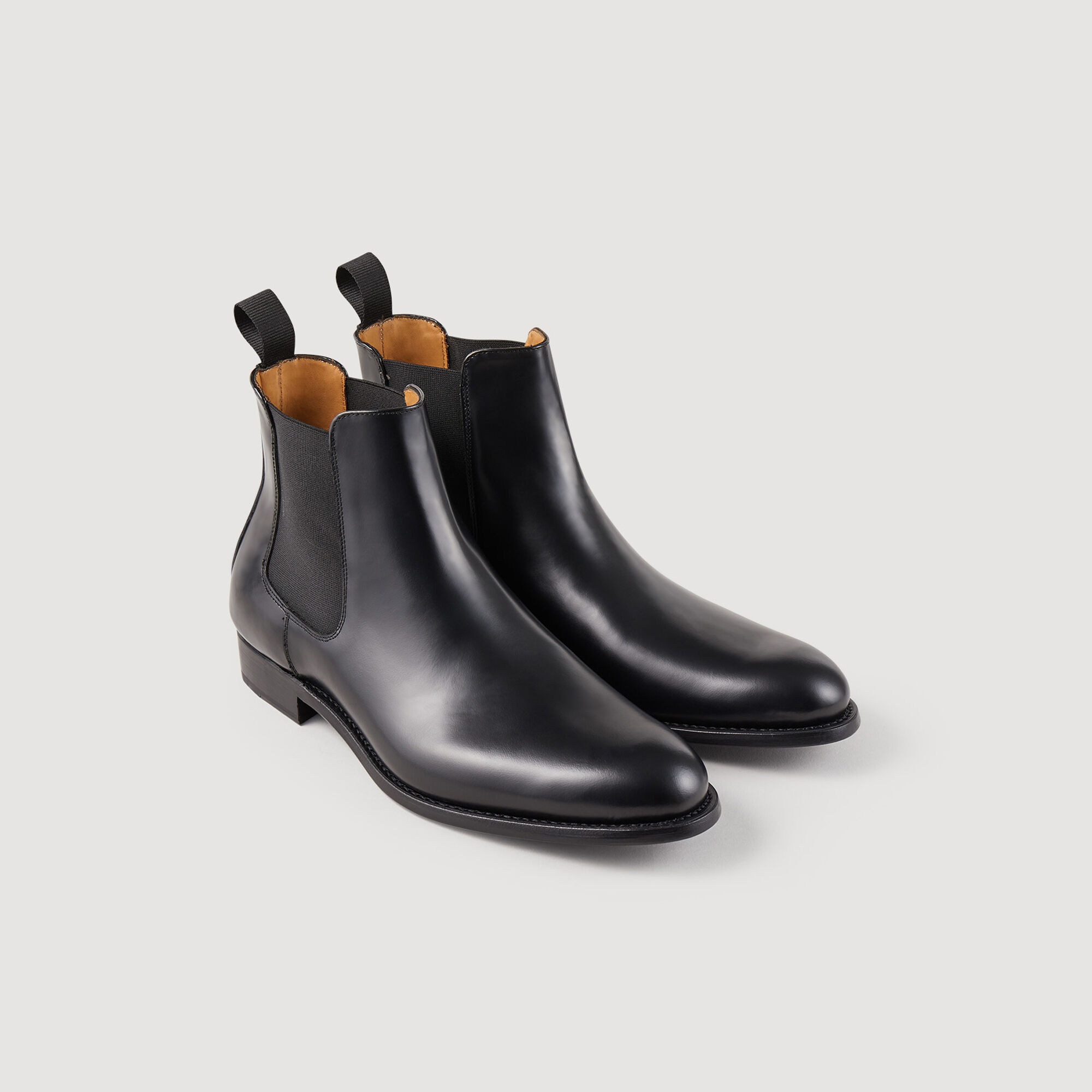 LEATHER CHELSEA ANKLE BOOTS - 3