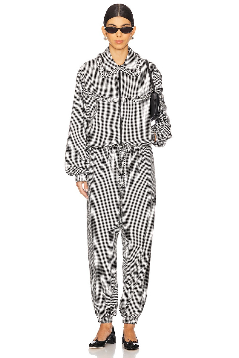 Kennedy Ruffle Gingham Track Pant 5