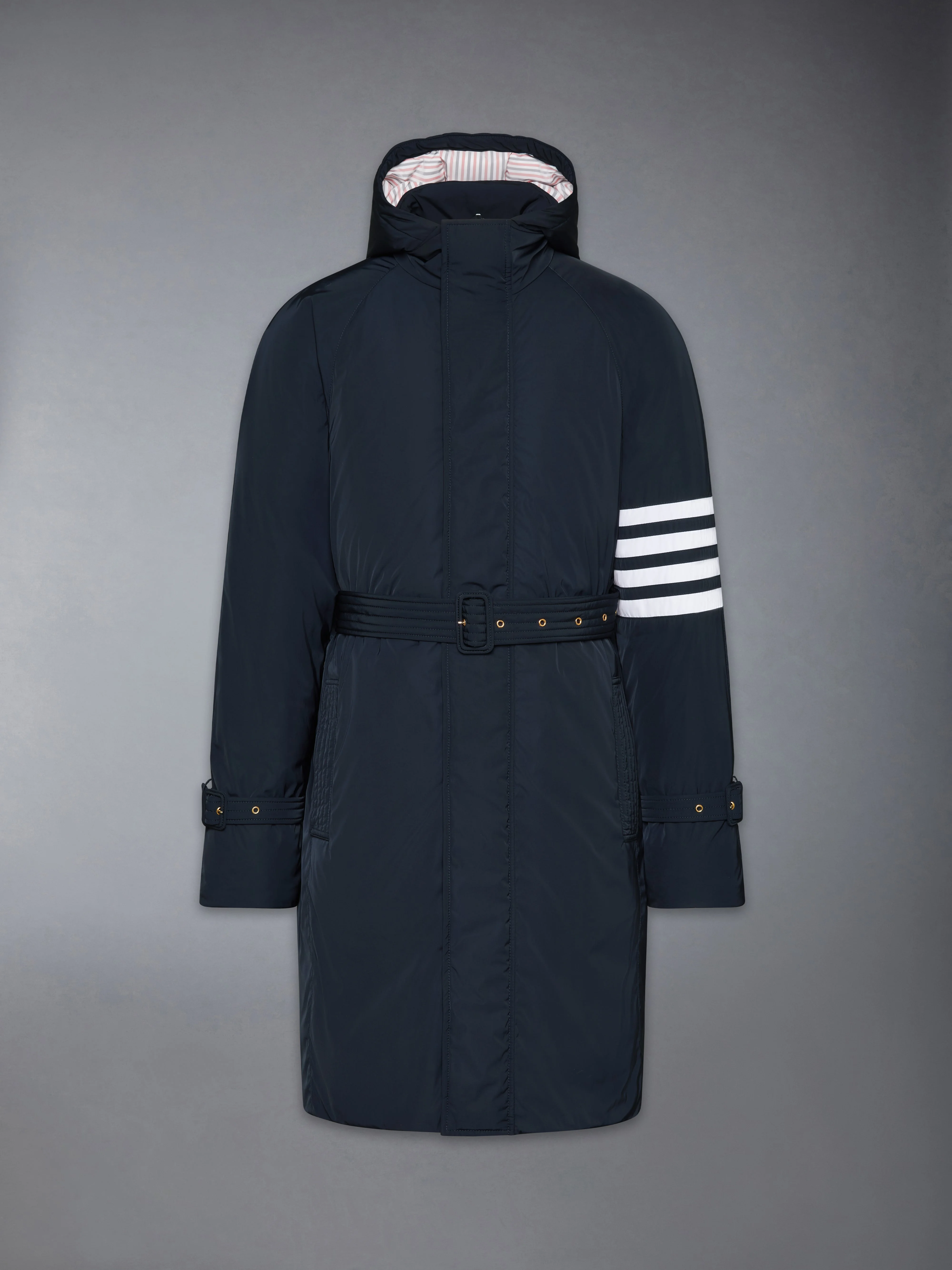 POLY TWILL 4-BAR DOWN FILLED PARKA - 1