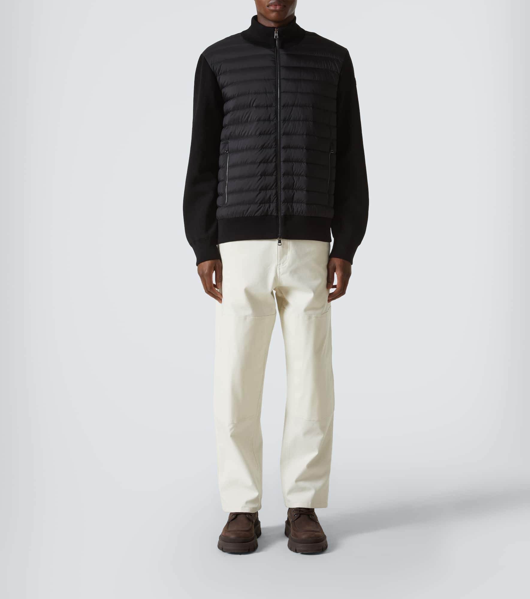 Down-paneled cardigan - 2