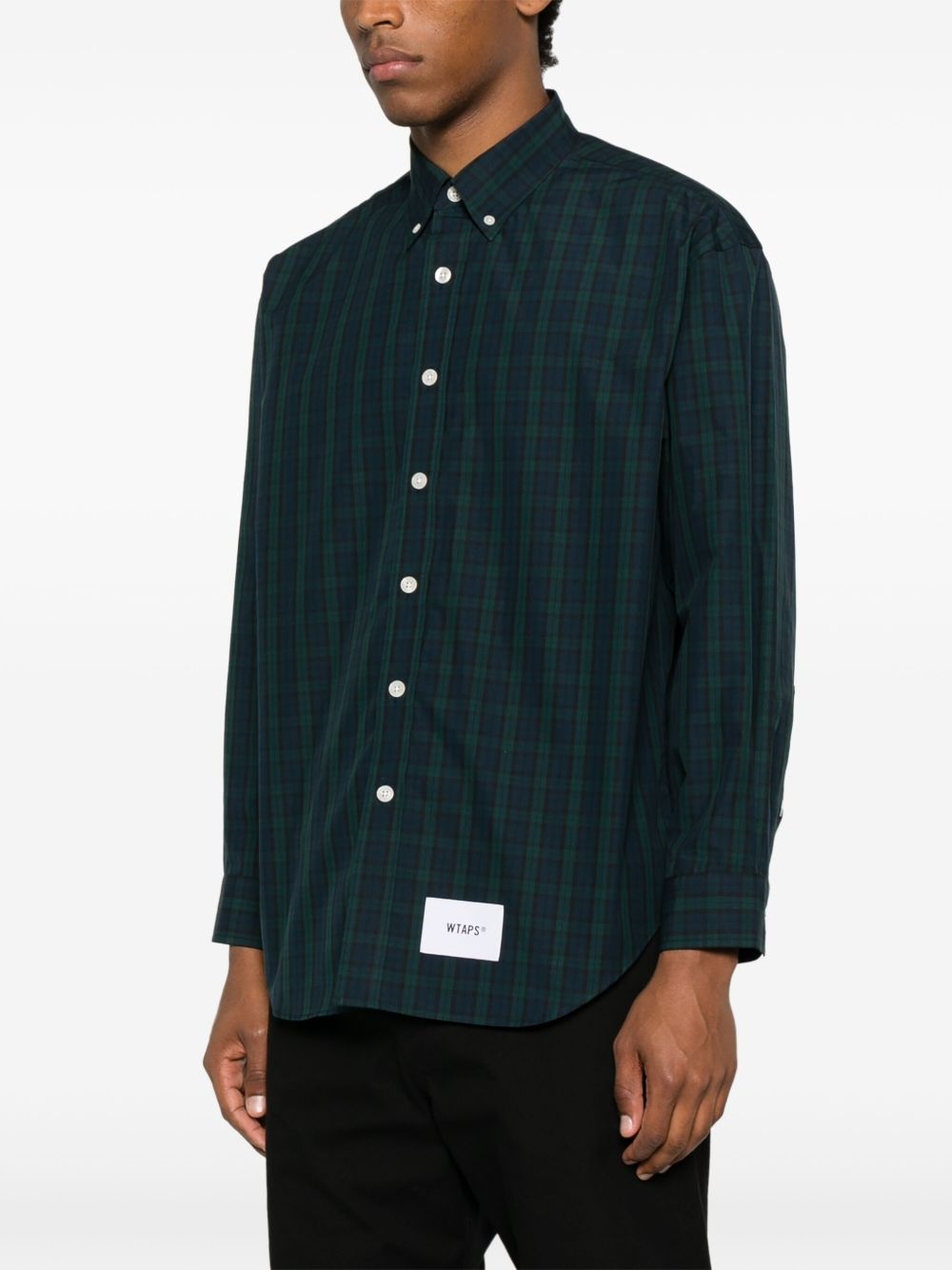 plaid-check shirt - 3