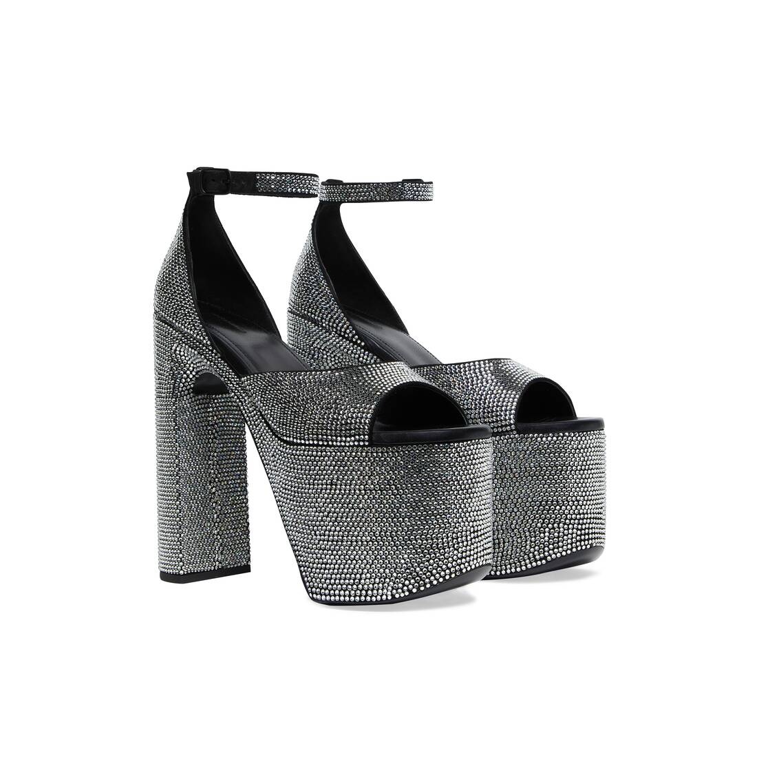 Women's Camden 160mm Sandal With Rhinestones in Black - 2