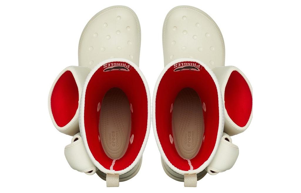Crocs x Pringles Boots 'White Red' 209691-2Y3 - 5