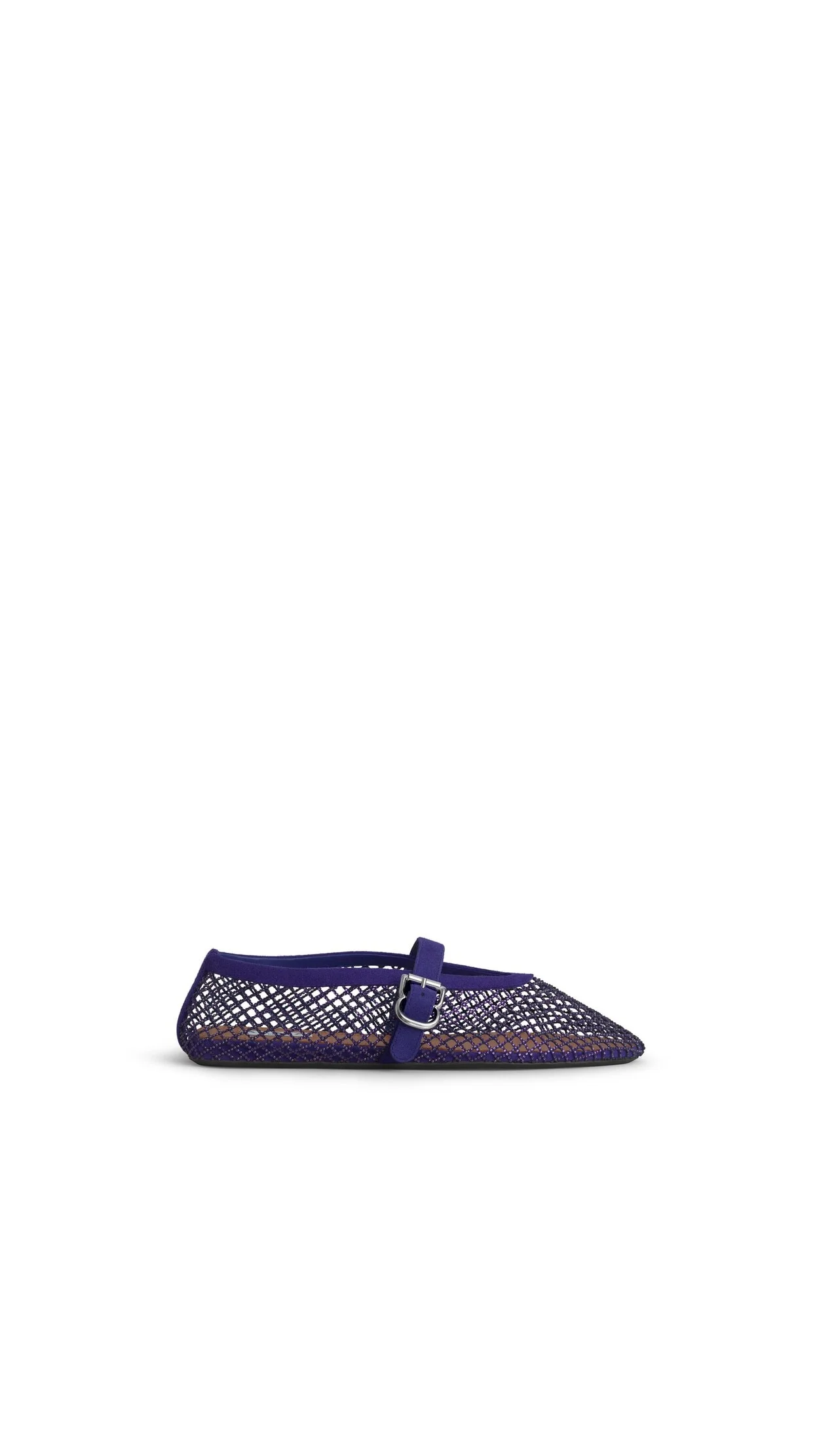 BALLET FLATS IN STRASS FISHNET - 1