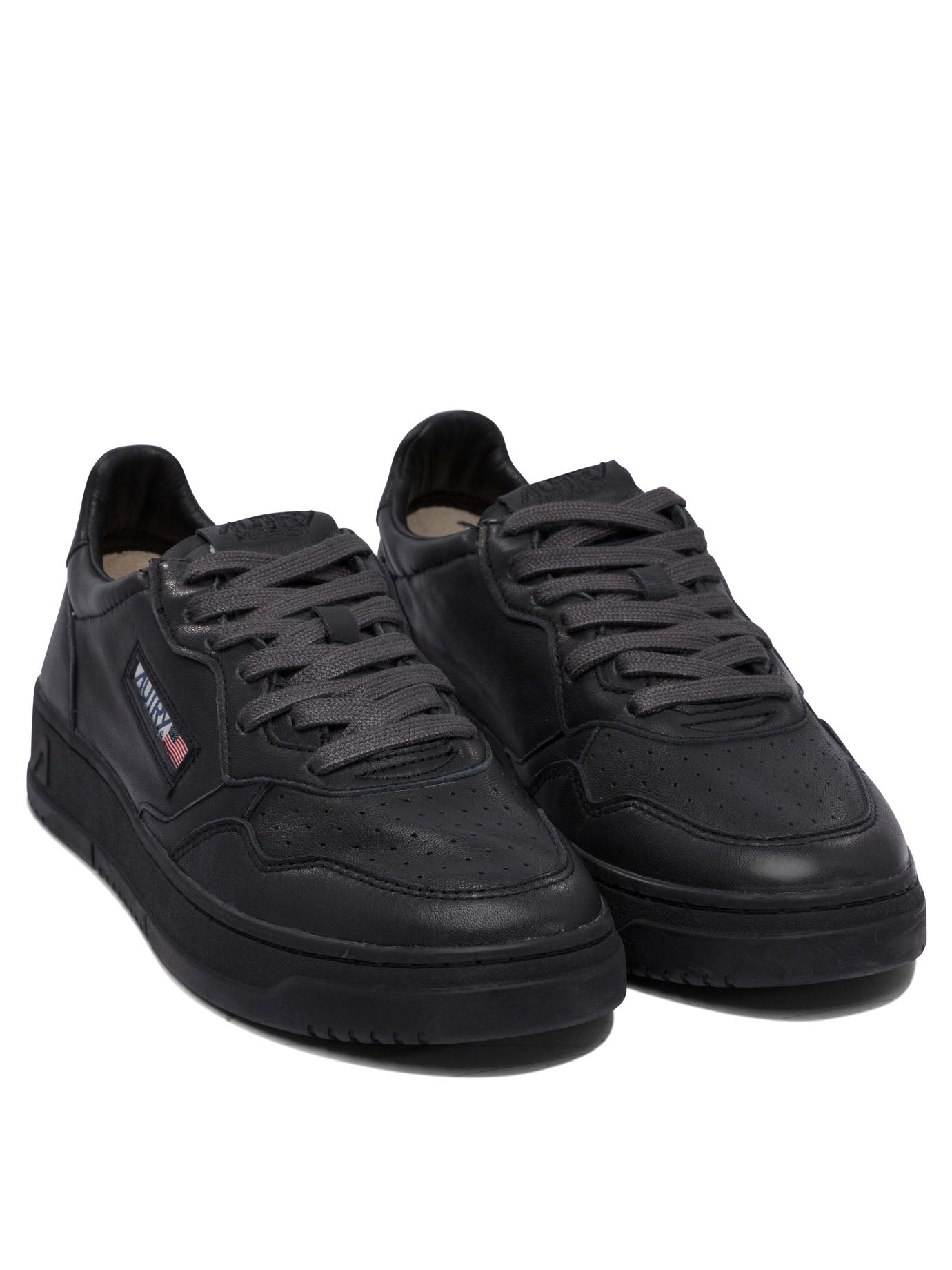 スニーカー Autry Sneakers & Slip-On Autry Medalist Low Sneakers In White Textured Leather With