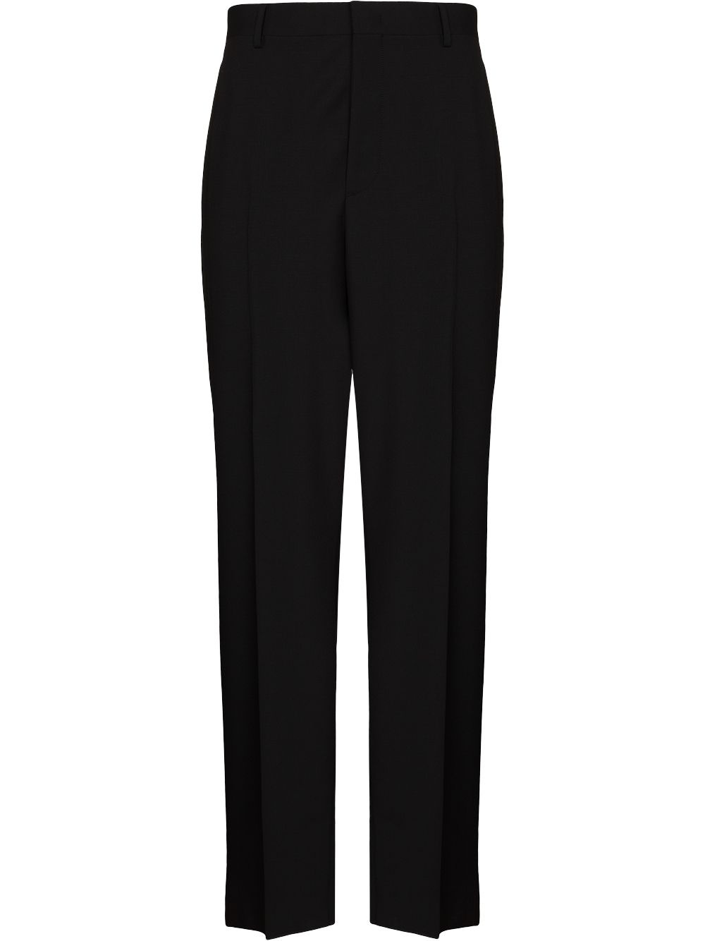 high-waisted tailored trousers - 1