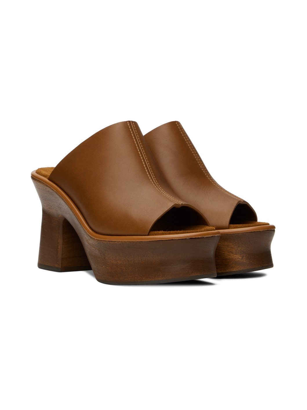 Brown Samanta Heeled Sandals - 4