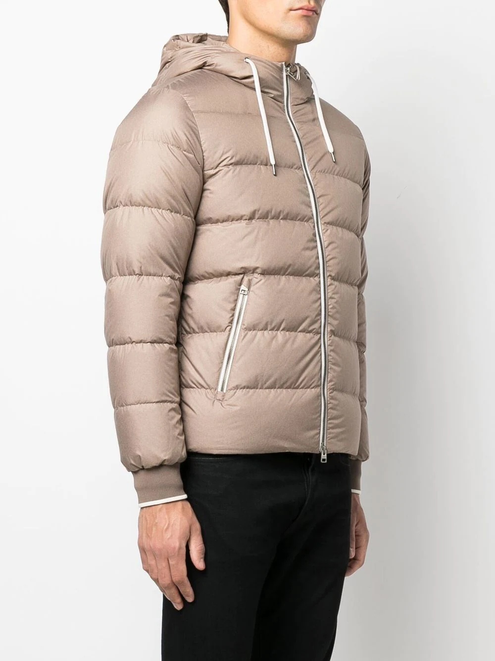 feather-down padded bomber jacket - 3